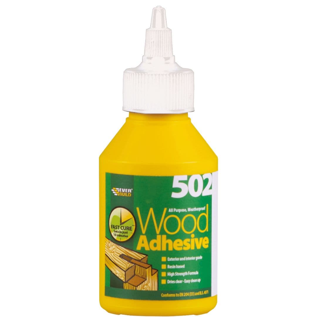 Everbuild 502 Wood Adhesive Bottle 125Ml