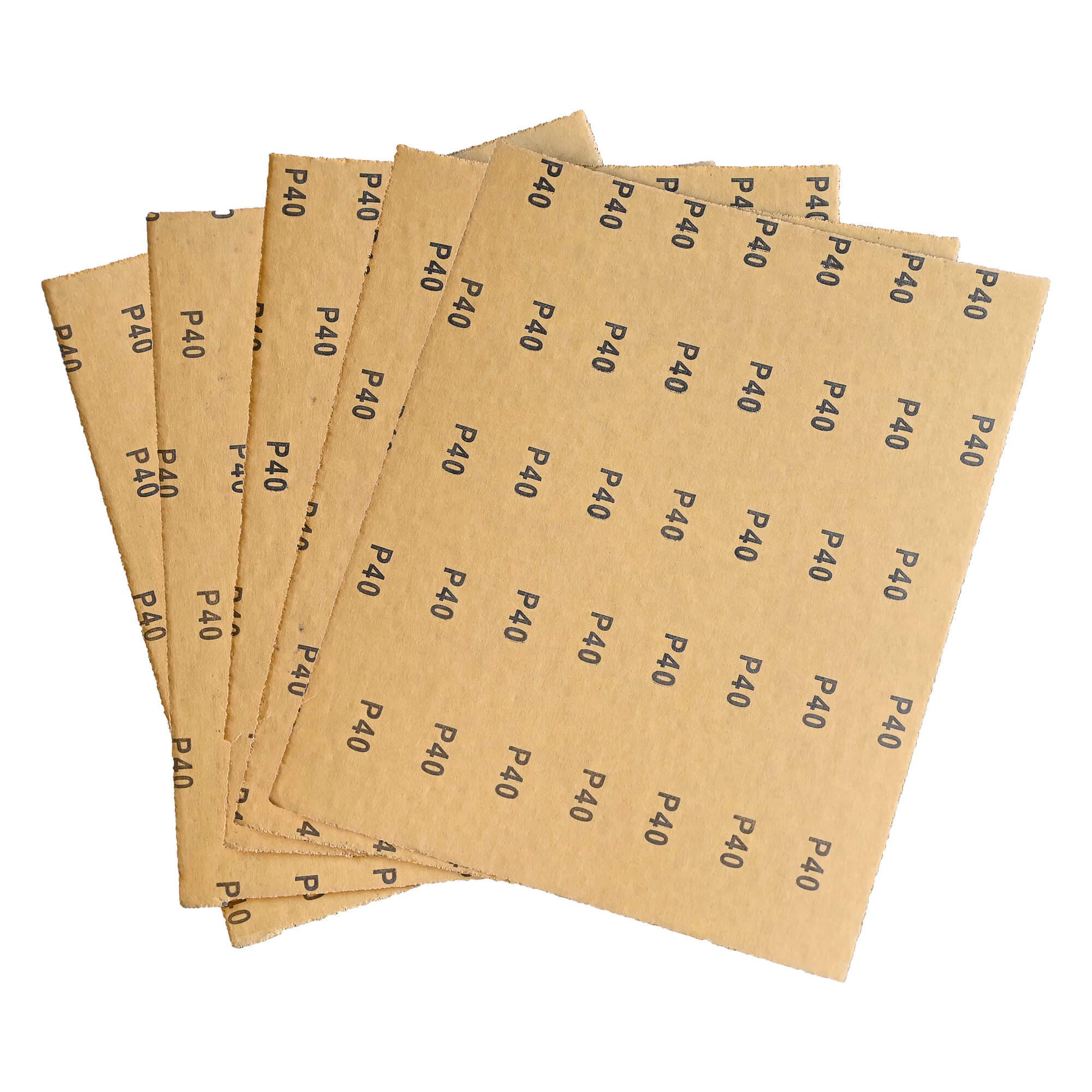 Trend 230 X 280Mm 40 Grit Aluminium Oxide Sanding Sheets 5 Pack Pk 1 AB/S230/40A