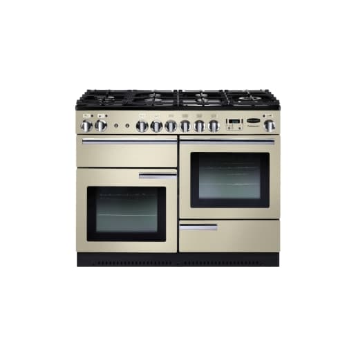 Rangemaster Professional Plus Dual Fuel Range Cooker 110cm Cream with Chrome Trim - PROP110DFFCR/C