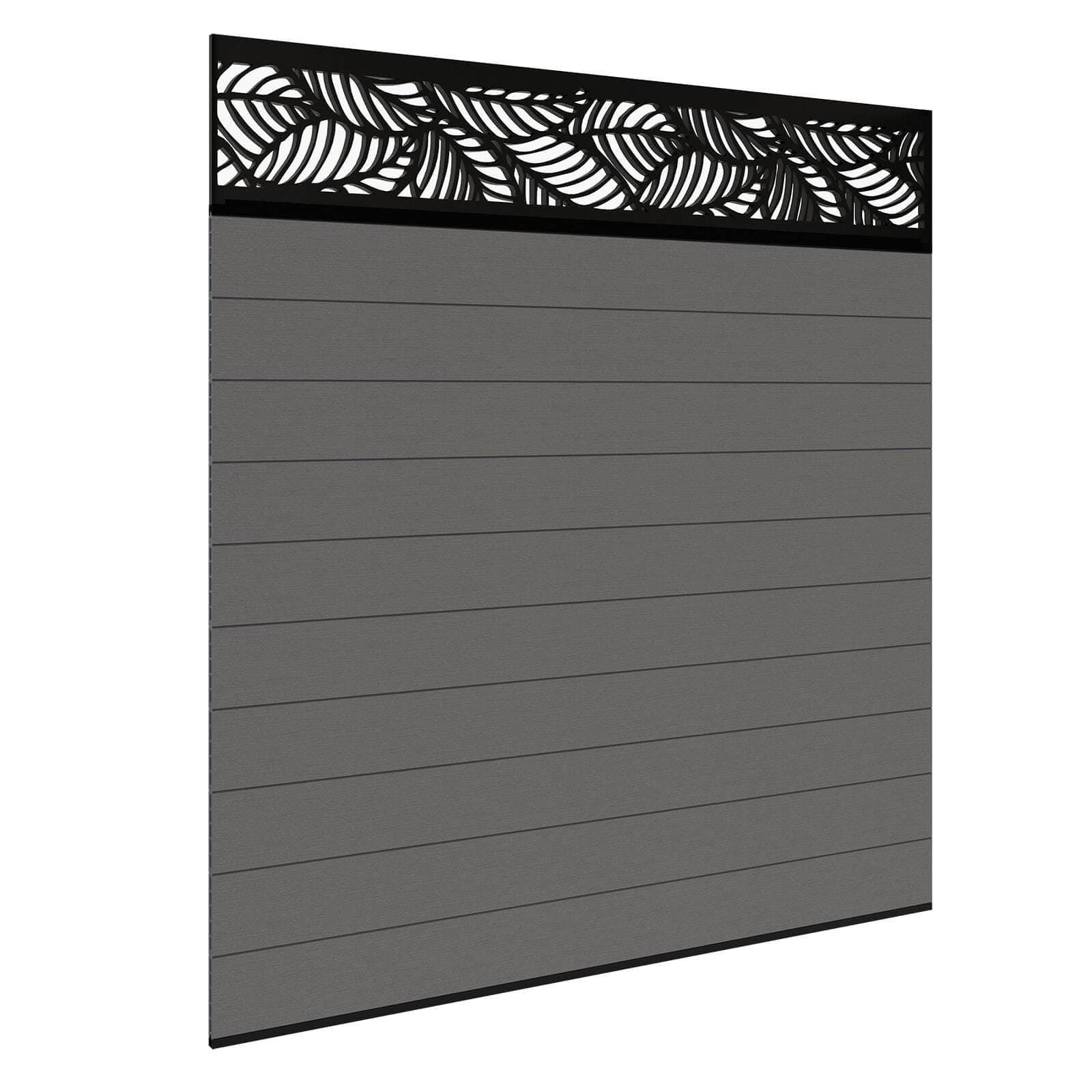 Composite Fence Panels - Ash Without Posts 1.8m
