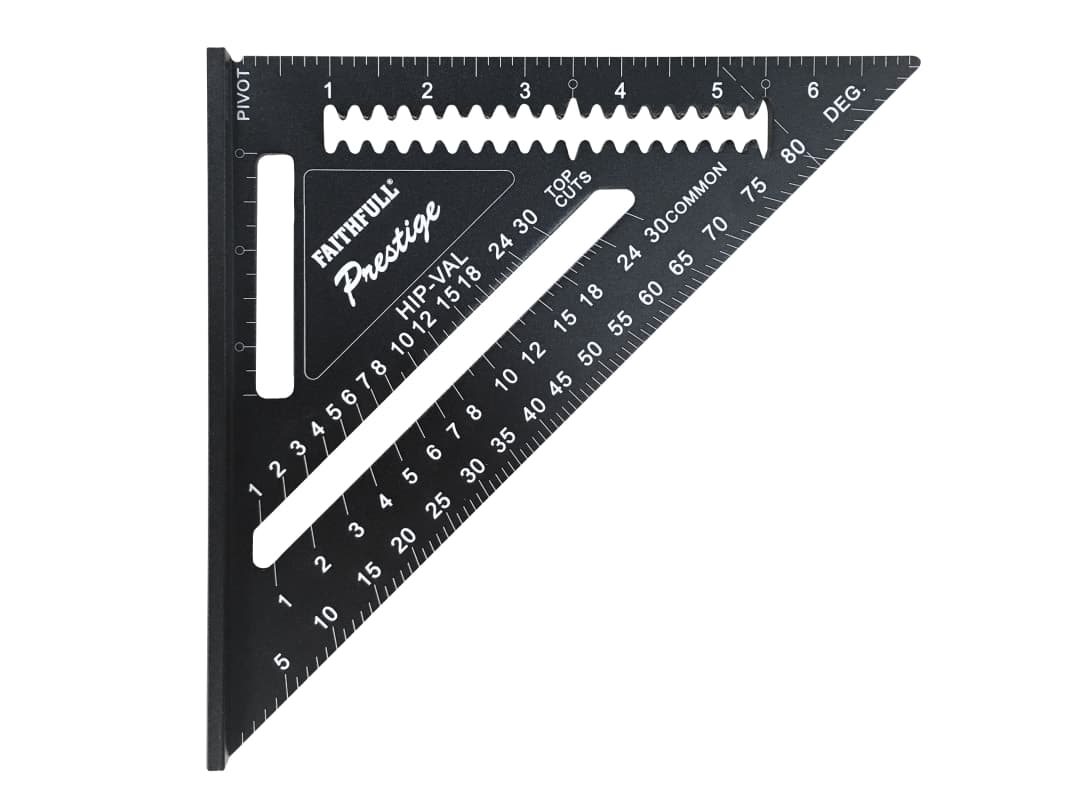 Faithfull Prestige Quick Square Black Aluminium 178mm (7in) FAICSQ7CNC