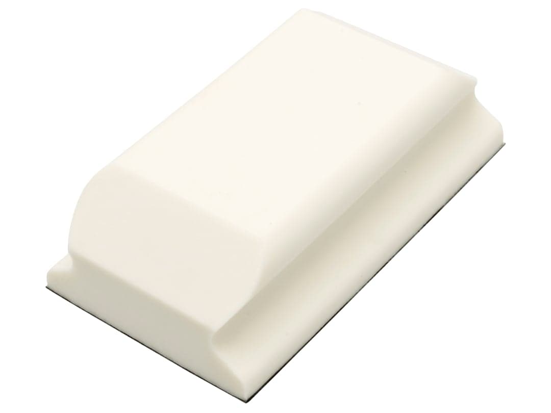 Flexipads World Class Hand Sanding Block Shaped White PUR GRIP® 70 x 125mm 93070