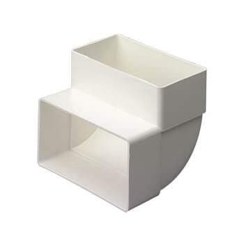 Monsoon Rectangular Ventilation Duct Vertical Elbow - 110mm x 54mm