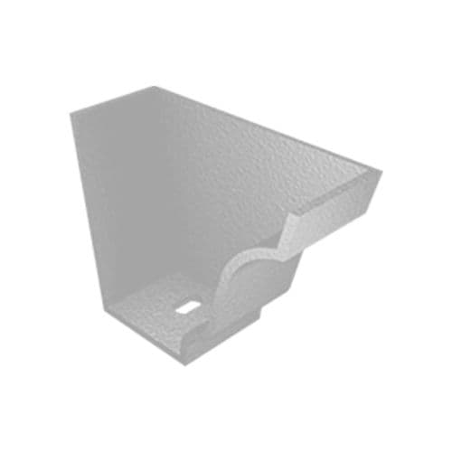 Cast Aluminium No46 Ogee Gutter External Stopend - 125mm PPC