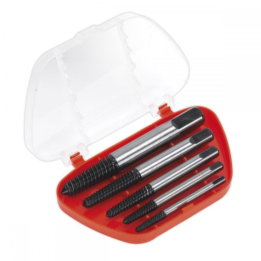 Sealey AK722 Screw Extractor Set 5Pc Helix Type