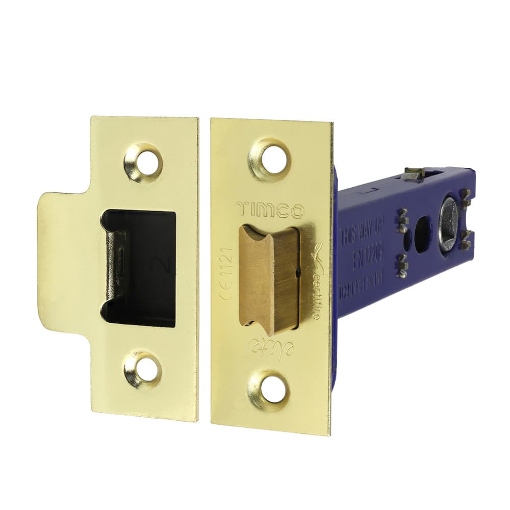Timco Architectural Tubular Latch - Electro Brass & Satin Nickel TIMbag 1 675673P