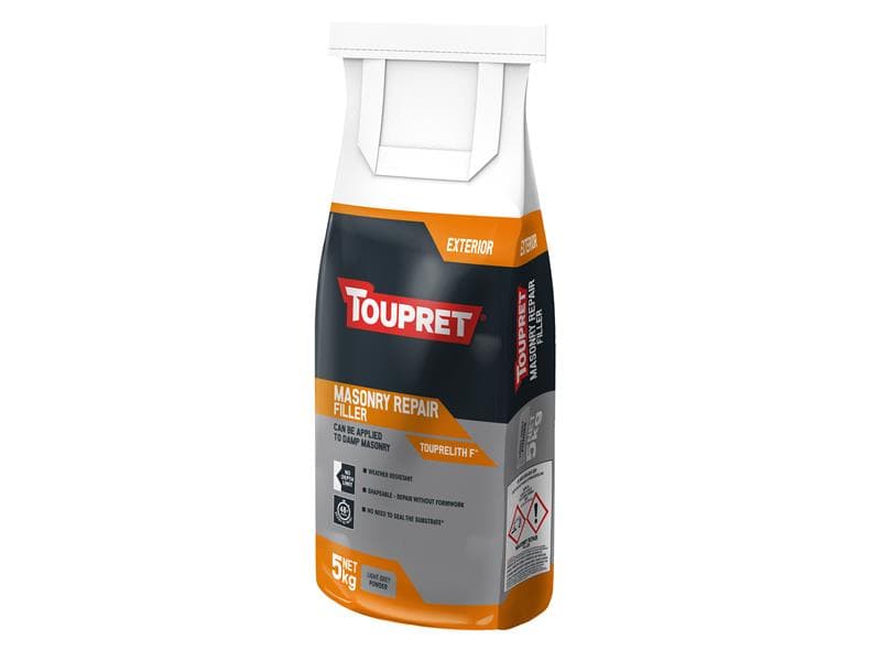 Toupret TTTHR05GB Exterior Masonry Repair Filler 5Kg