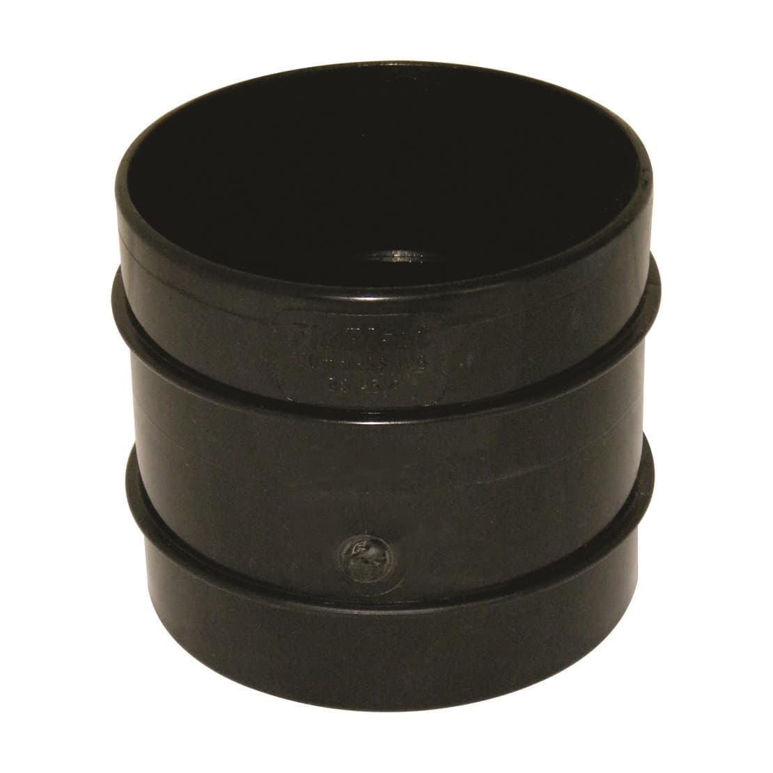 Floplast 110Mm Black Coupling - Ds SS106B