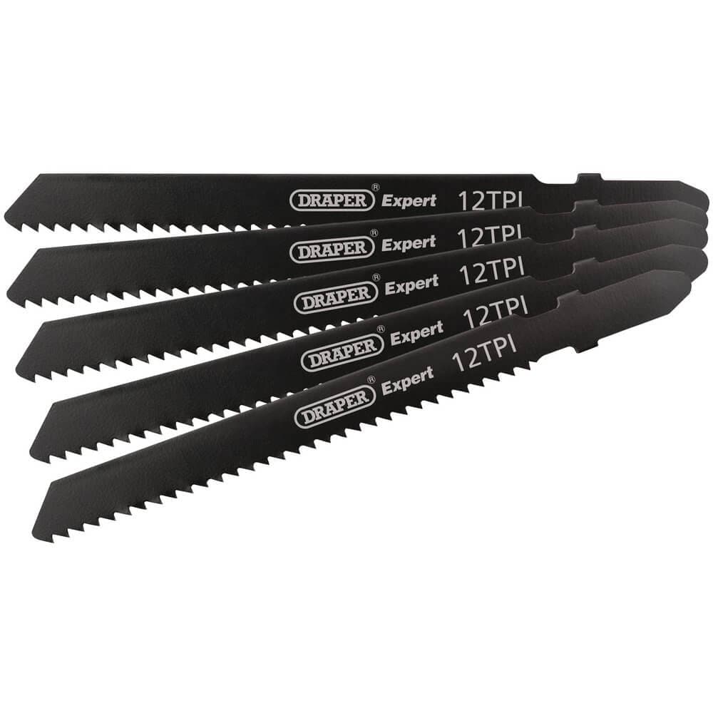 Draper 81722 Dt119B Jigsaw Blade Set 92Mm (5 Piece) per set