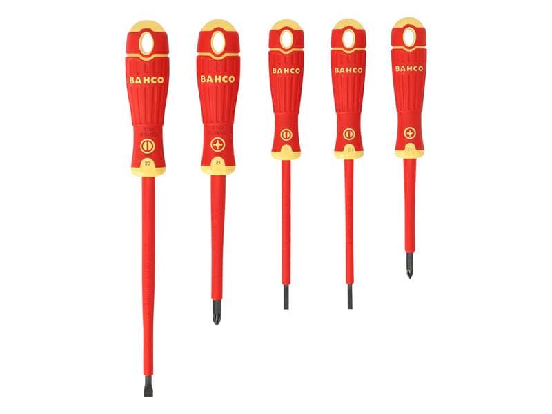 Bahco B220.015 B220.015 Bahcofit Insulated Screwdriver Set 5 Piece