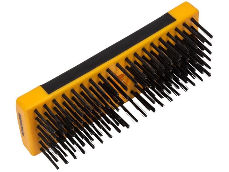 Roughneck 52-060 Heavy-Duty Scrub Brush Soft Grip 200Mm (8In) No Handle
