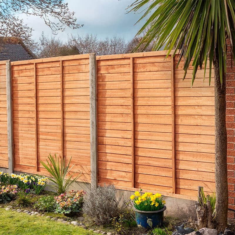 Forest 6' x 5' Larchlap Heritage Fence Panel (1.83m x 1.50m)