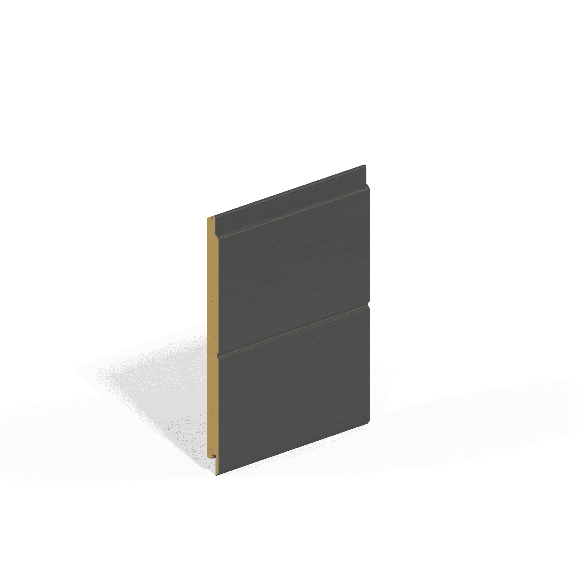 Double Tongue & Groove MDF Cladding - 194mm x 4.88mtr Anthracite Grey