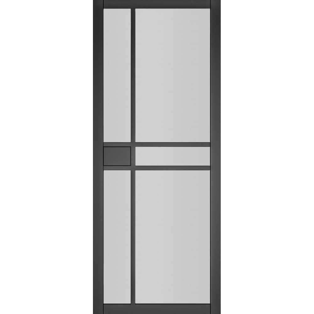 Deanta Dalston Black Prefinished Glazed 1981mm x 762mm x 35mm