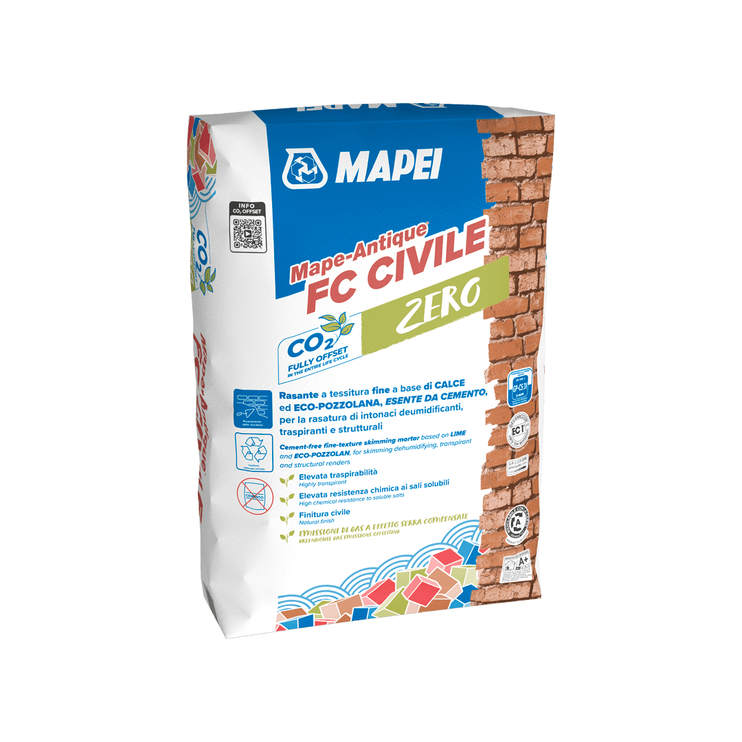 Mape-Antique FC Civile Breathable Heritage & Listed Building Fine Finish Skim Coat - 100% Cement Free - 25kg