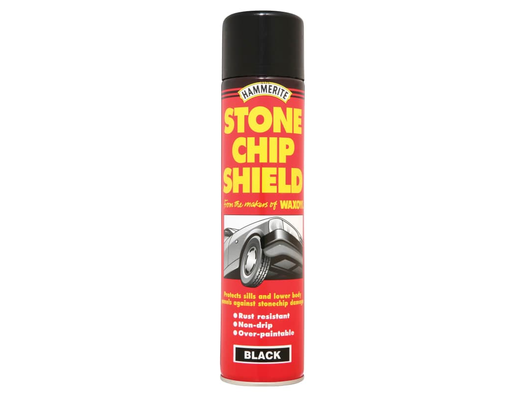 Hammerite Stonechip Shield Black Aerosol 600ml 5092832