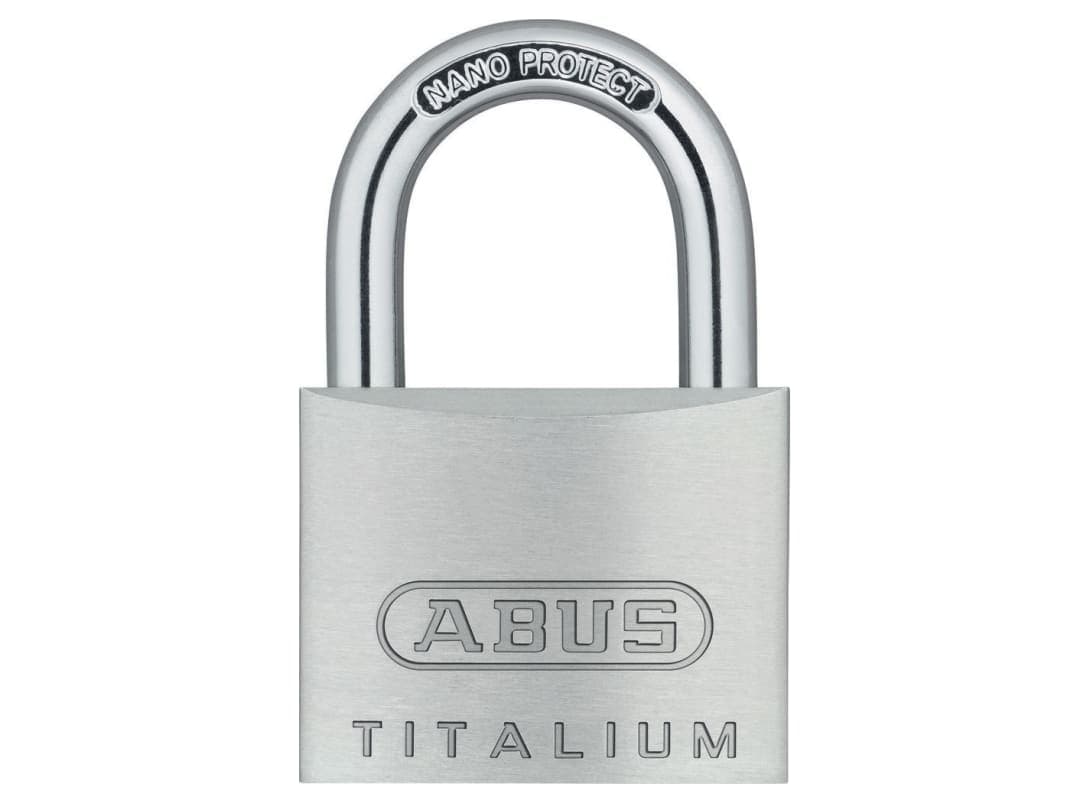 ABUS Mechanical 64TI/40mm TITALIUM™ Padlock Twin Pack 10056378-01