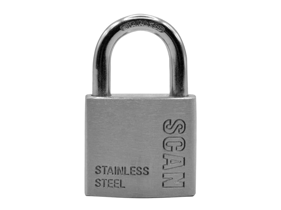 Scan Stainless Steel Padlock 38mm ZB111-38