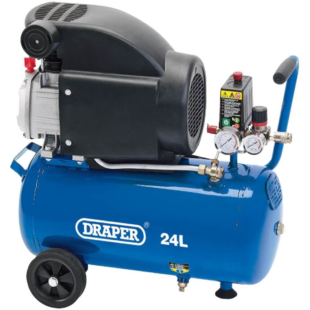 Draper 24980 Air Compressor 24L 1.5Kw each