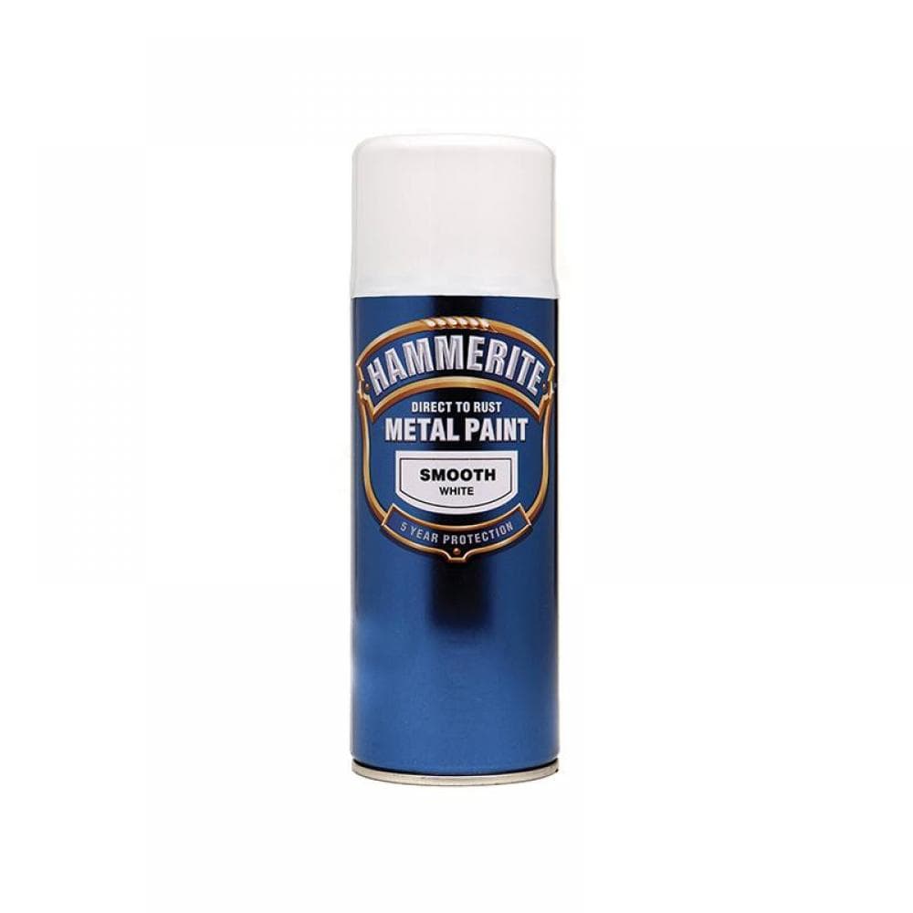 Hammerite 5084782 Direct To Rust Smooth Finish Aerosol White 400Ml