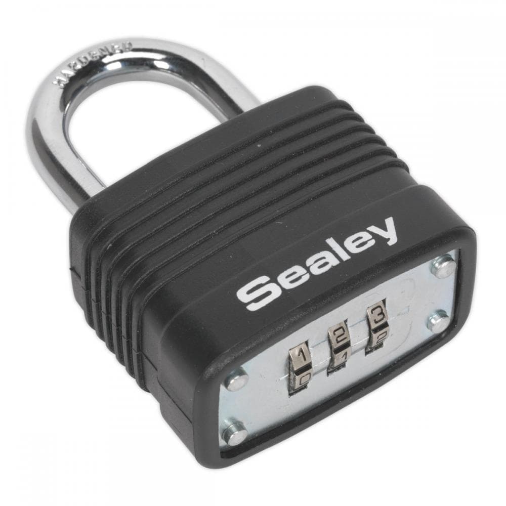 Sealey PL301C Steel Body Combination Padlock 40Mm