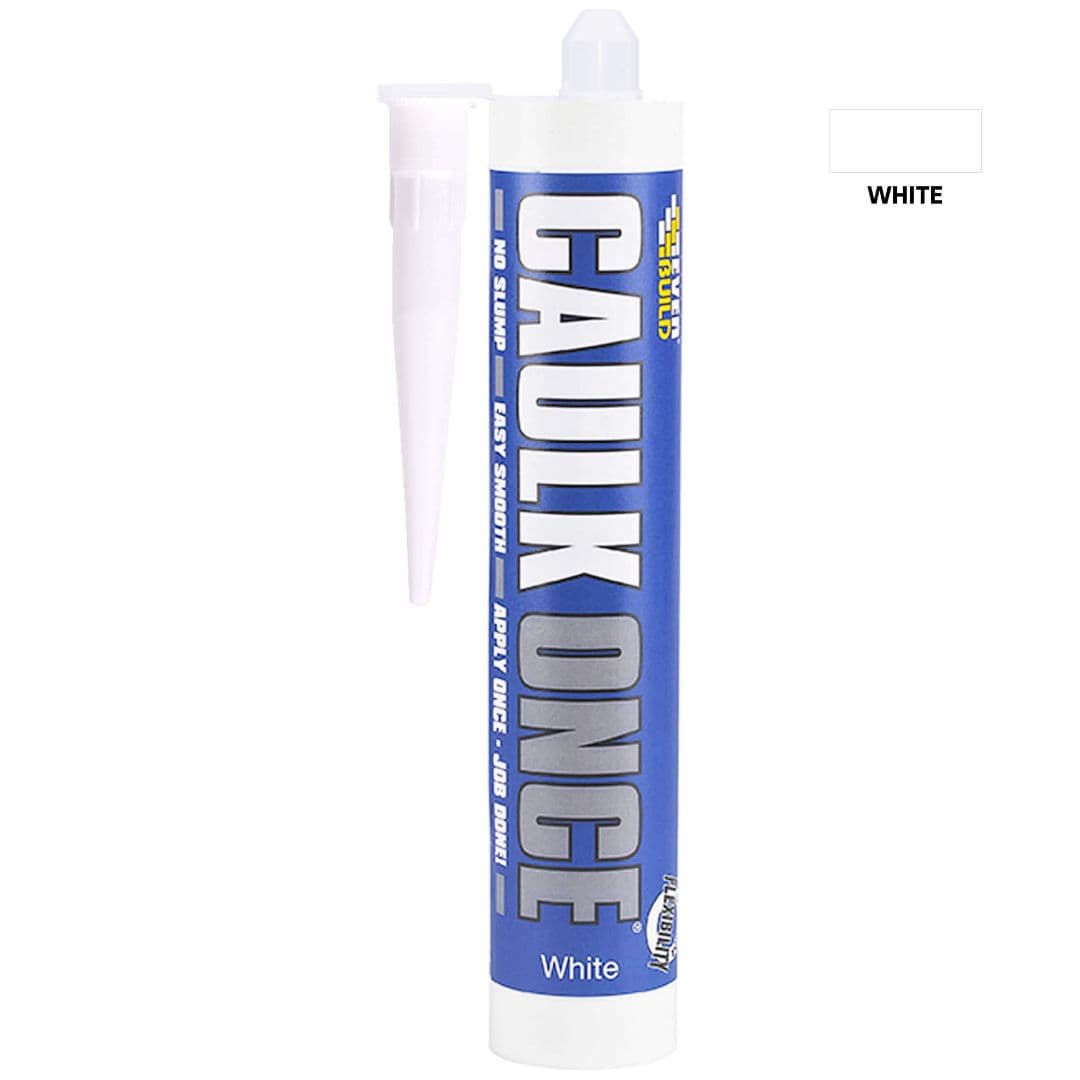 Everbuild Caulk Once White 295Ml