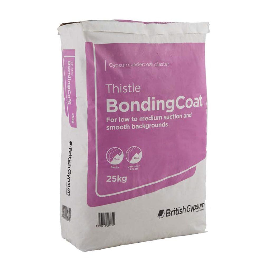 British Gypsum Thistle Carlite Bonding Coat Plaster 25kg
