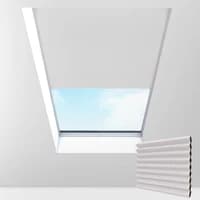 newblinds.co.uk Tusk Blackout Electric Thermal Cellular Pleated Skylight Blinds Cellular