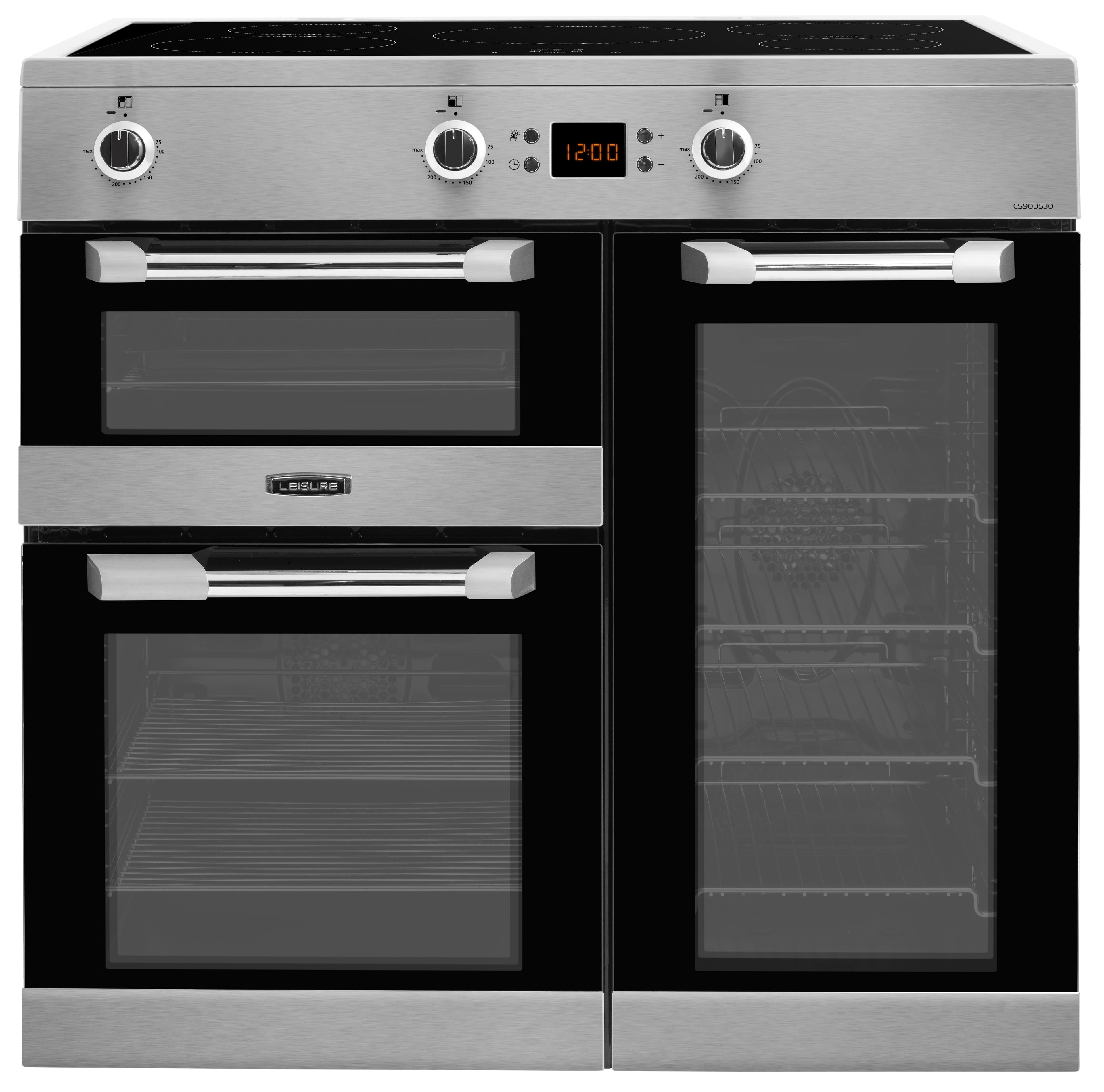 Leisure Cuisinemaster Induction Range Cooker with Touch Control Stainless Steel 90cm - CS90D530X