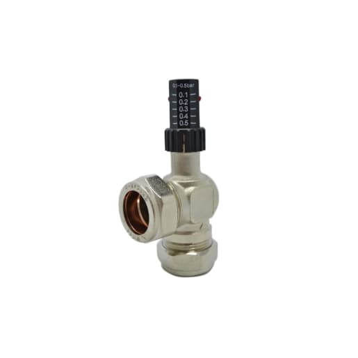 Auto Bypass Valve 22mm Angled