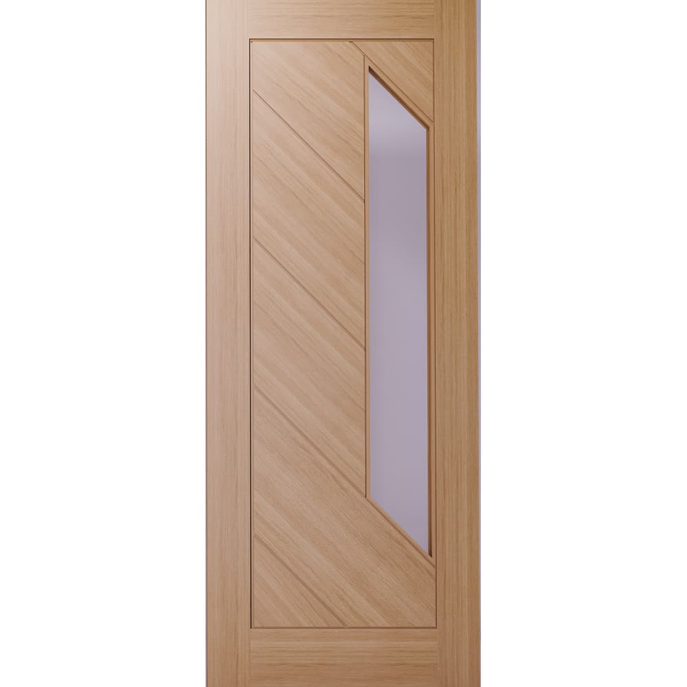 Deanta Torino Prefinished Oak Glazed 1981mm x 838mm x 35mm