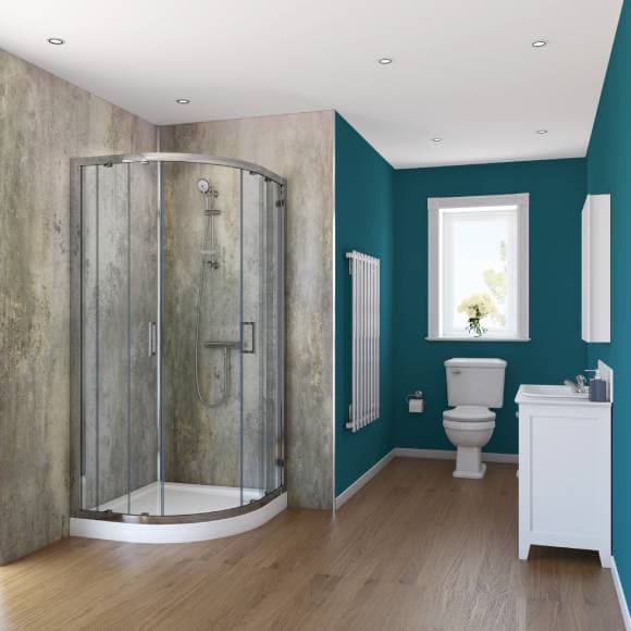 10mm Waterproof Shower Panel Retro Metallic 2400x1000mm