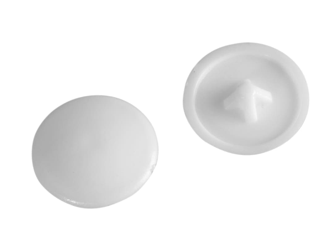 ForgeFix Pozi Compatible Cover Cap White No.6-8 Bag 100 100PCC0