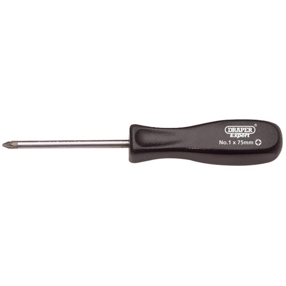 Draper Expert 19535 Pz Type Mechanicfts Screwdriver No.1 X 75Mm each