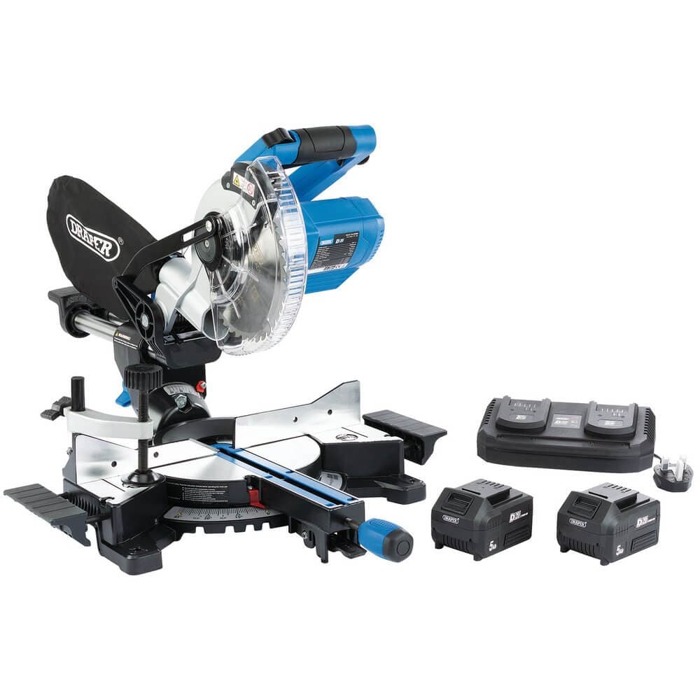 Draper 99765 D20 20V Brushless Sliding Compound Mitre Saw (185Mm) each