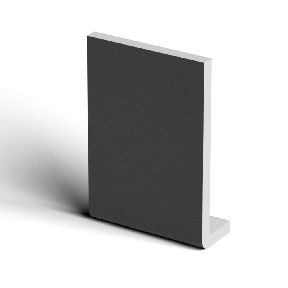 150mm Anthracite Grey Woodgrain Fascia Capping Board - 10mm x 5mtr