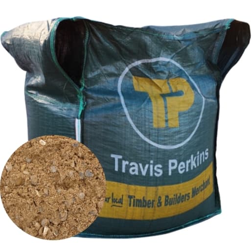 Travis Perkins Ballast Bulk Bag - Sand and Stone Mix 800kg