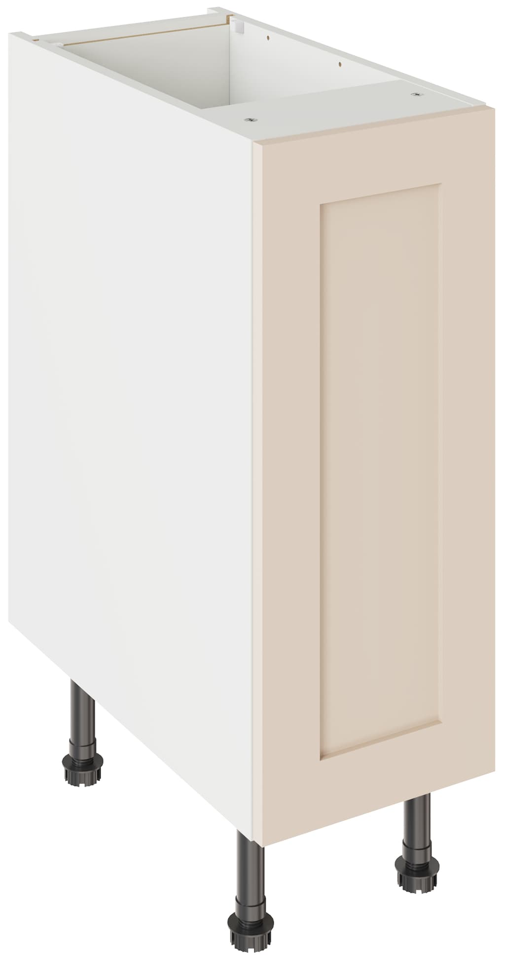 Kitchen Kit Flatpack Base Unit Shaker Ultra Matt Cashmere 300mm - FKKH0601
