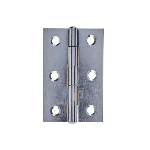 Eclipse 1838 Butt Hinge Standard Fixed Pin Chrome 3 Inch