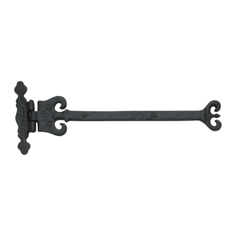 Gothic Heavy Iron Hinges - Antique Black - 11 3/4" - Each - Hardware Solutions