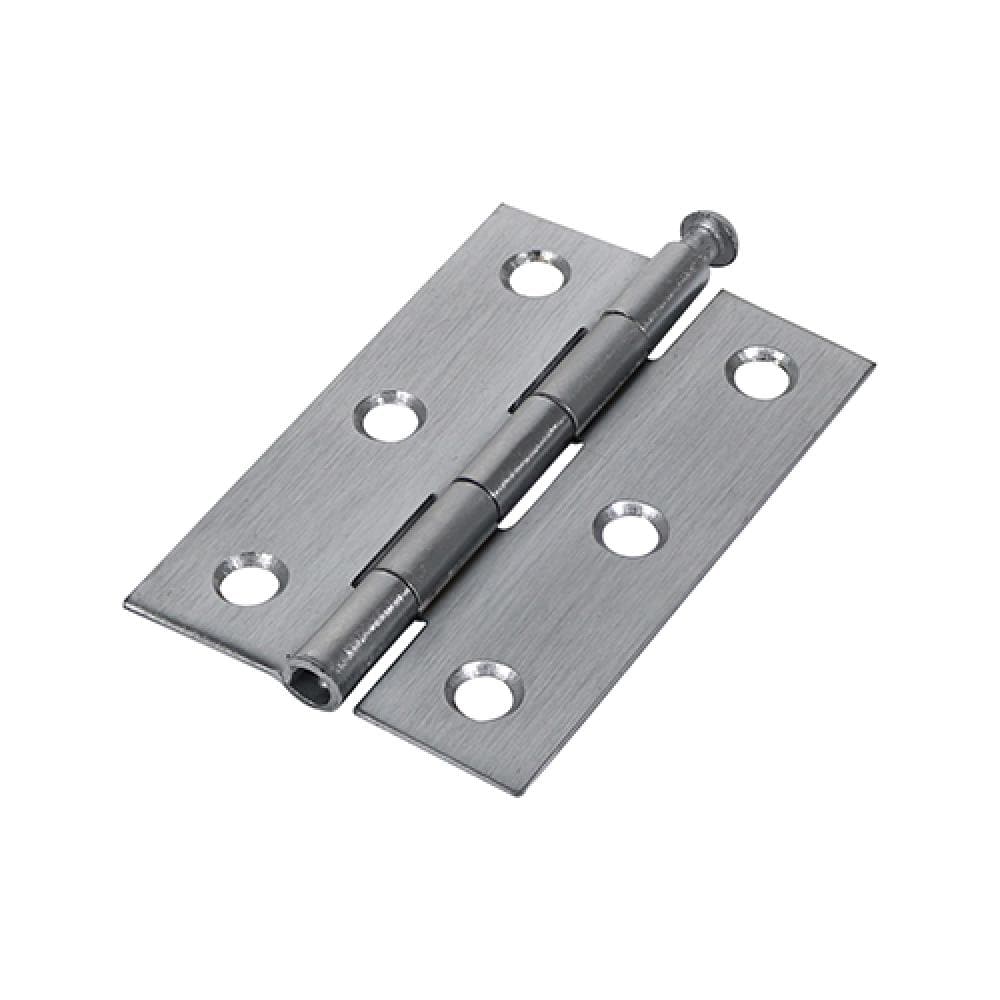 Timco 434006 Butt Hinge - Loose Pin (1840) - Satin Chrome 75 X 50