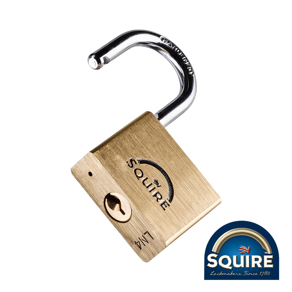 Squire Premium Brass Lion Padlock - Keyed Alike - Ln4 Ka2 Box 1 SQR701898