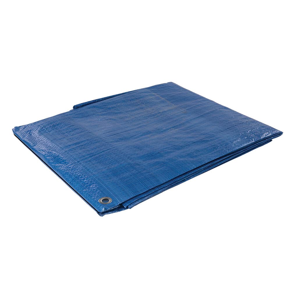 Silverline 282423 Tarpaulin Cut 3.6 X 4.8M / Actual 3.45 X 4.7M Each 1