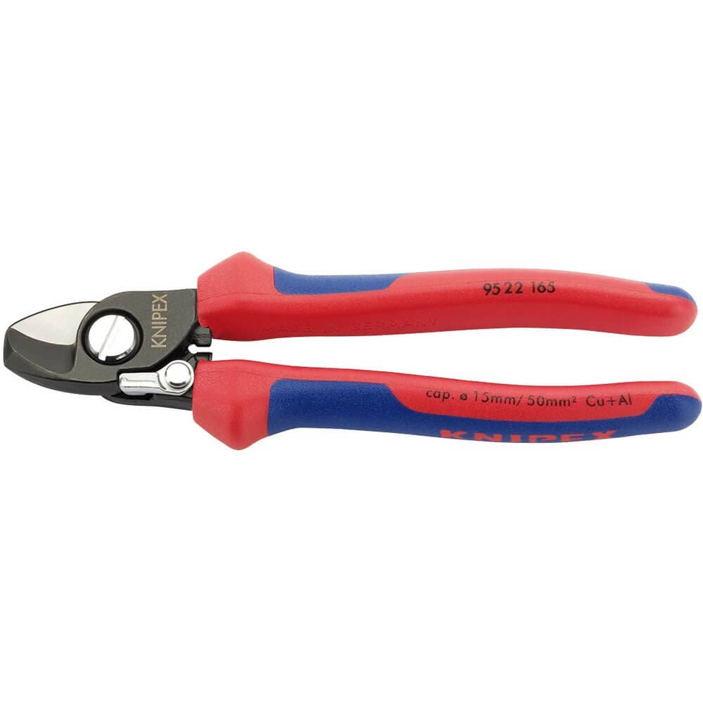 Knipex 09448 Copper Or Aluminium Only Cable Shear With Sprung Heavy Duty Handles 165Mm each
