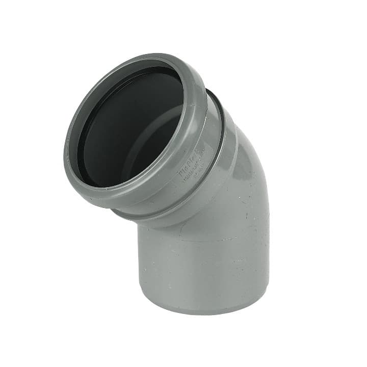 Floplast 110Mm Grey 135* Bend-S&S SP163G