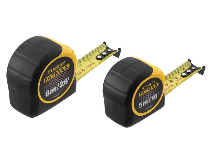 Stanley® FMHT81745-0 Fatmax® Classic Tape Twin Pack 5M/16Ft + 8M/26Ft (Width 32Mm)