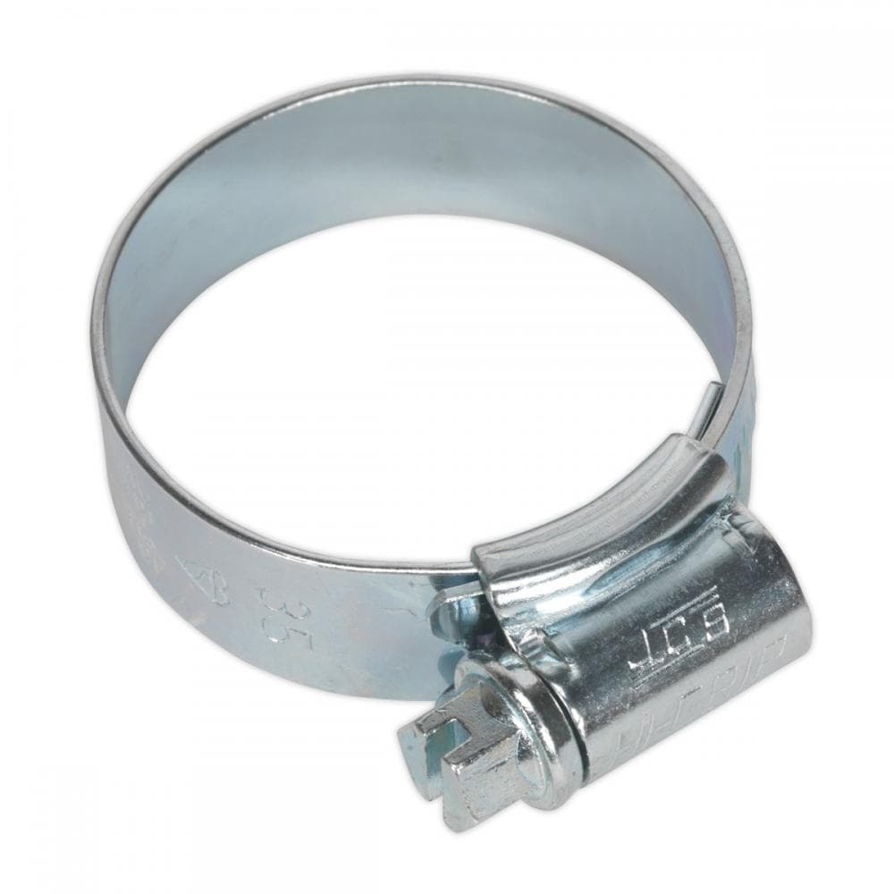 Sealey HCJ1 Hi-Grip® Hose Clip Zinc Plated Ø25-35Mm Pack Of 20
