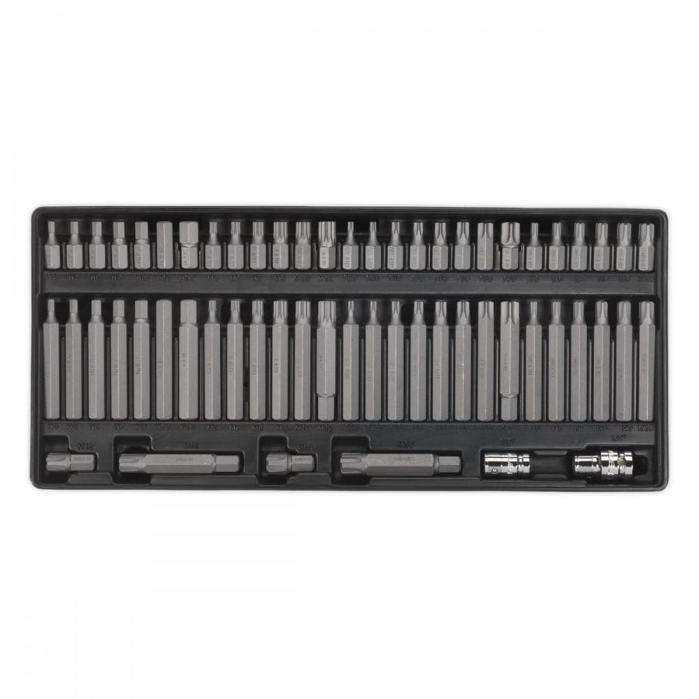 Sealey TBT11 Tool Tray With Security Trx-Star*/Hex/Ribe/Spline Bit Set 60Pc
