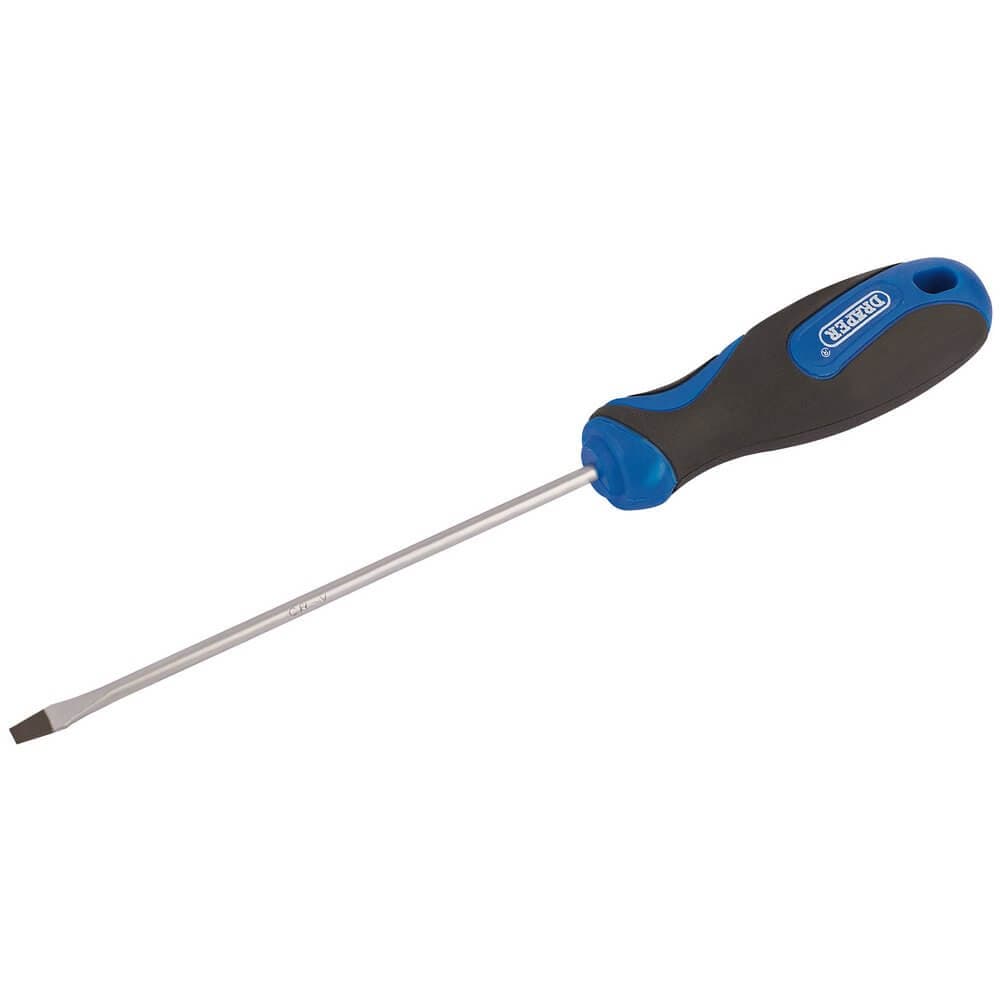 Draper 48920 Soft Grip Plain Slot Screwdriver 3.2 X 100Mm each