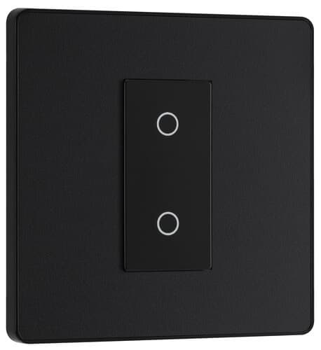 Nexus Metal Brushed Steel Double Switched 13A Power Socket NBS22W-01